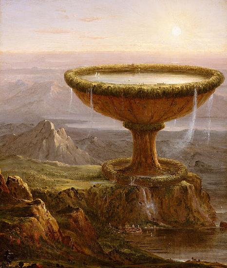 Thomas Cole The Titan's Goblet Norge oil painting art